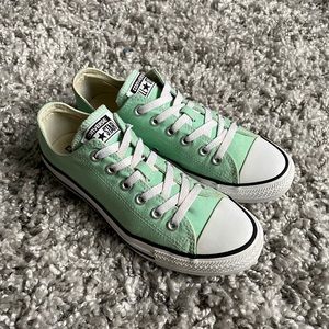 Converse Chuck Taylor Mint Green Low Tops 9